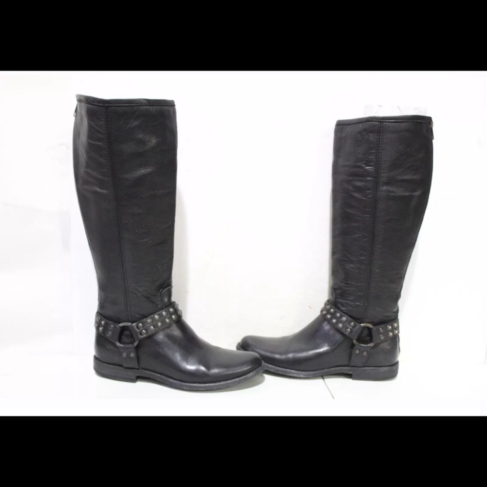 Frye studded harness boots size 11